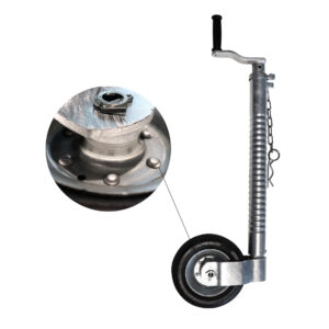 Stützrad Ifor Williams ø48mm gerillt