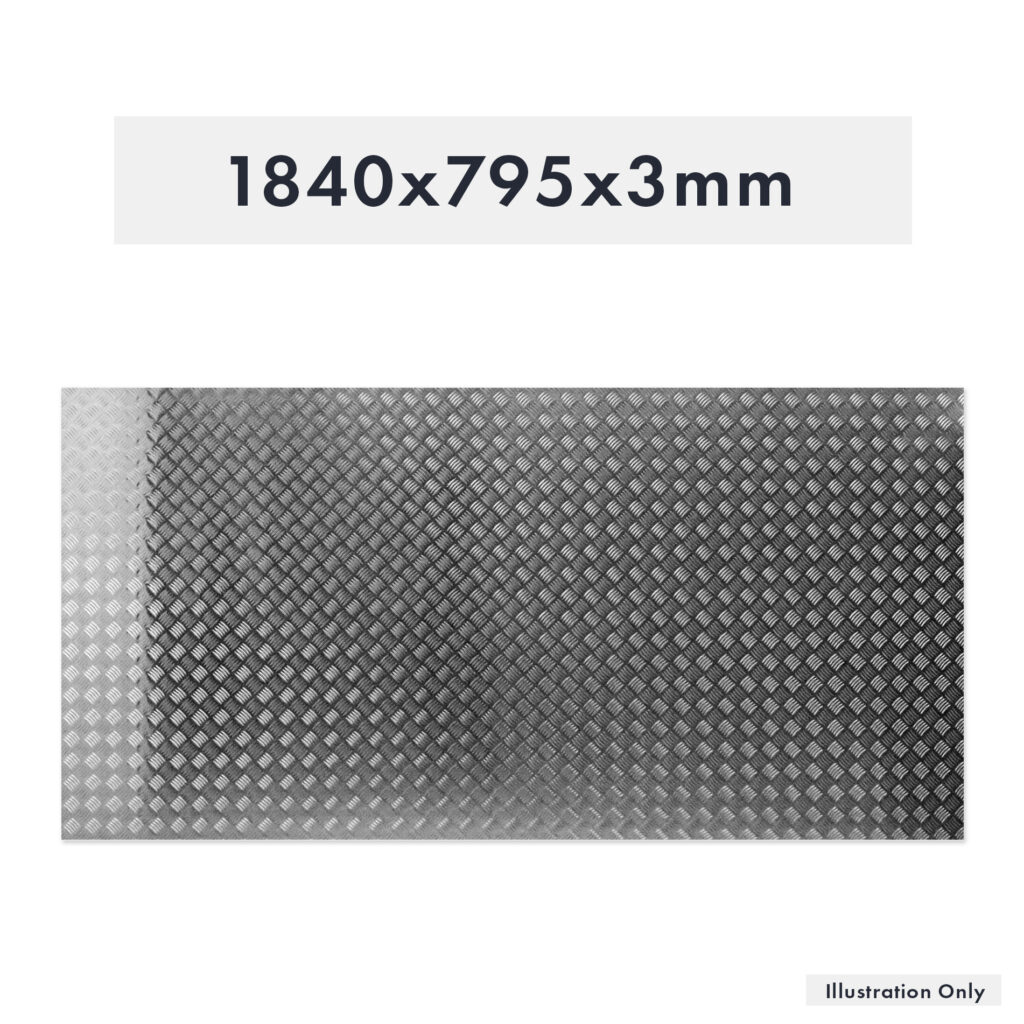 Aluminium Riffelblech 1840x795x3mm