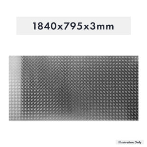 Aluminium Riffelblech 1840x795x3mm