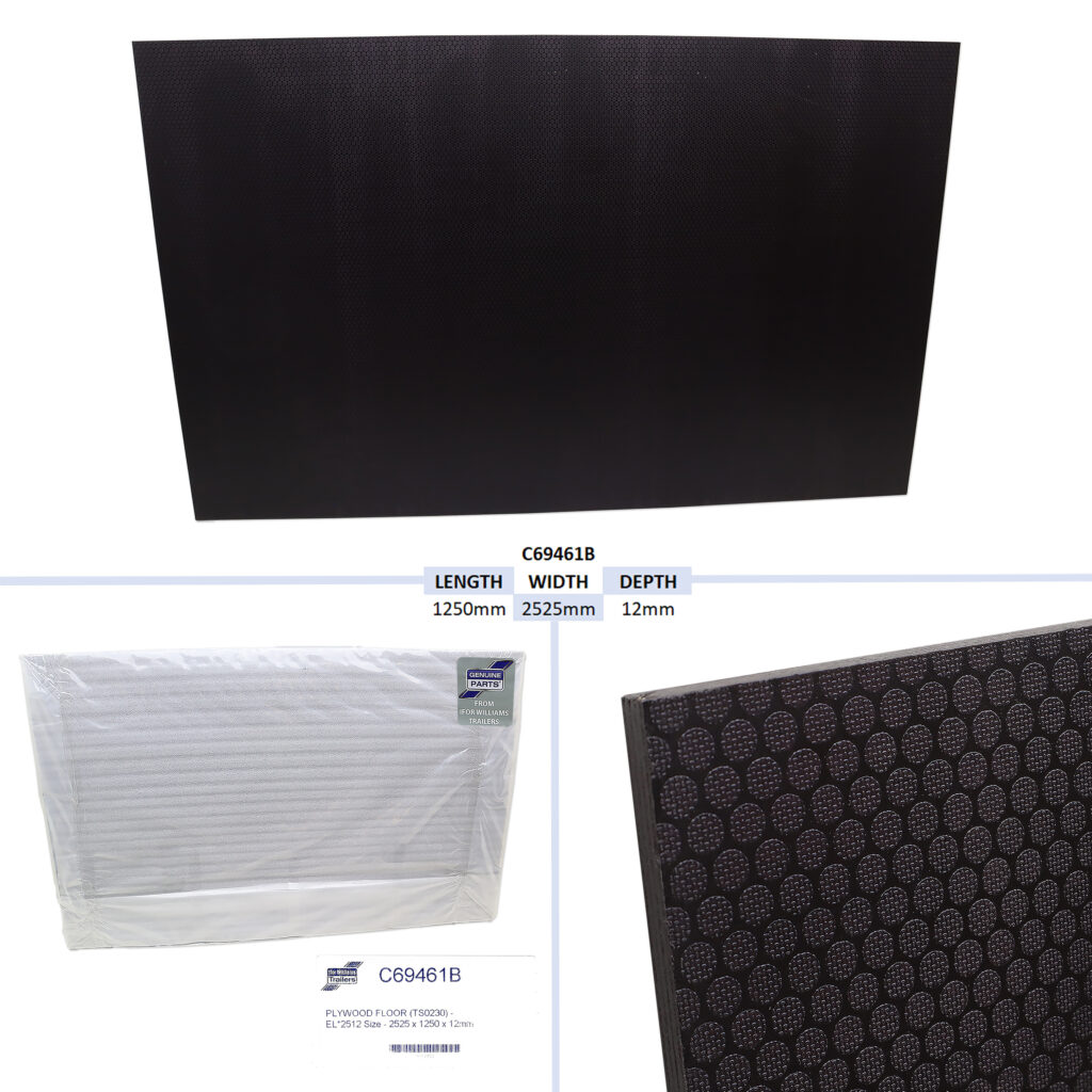 Siebdruckplatte Bodenplatte 2525x1250x12mm