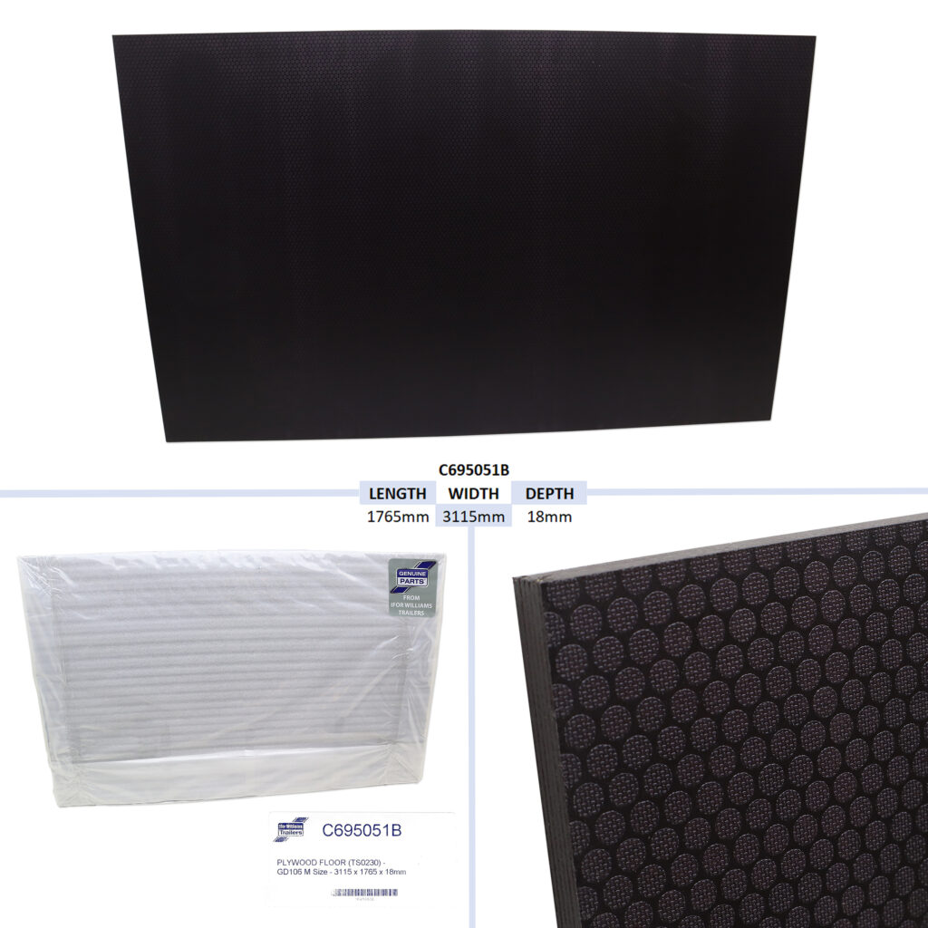Siebdruckplatte Bodenplatte 3115x1765x18mm